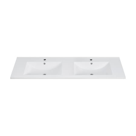 Swiss Madison 18" Ceramic Vanity Top Glossy White