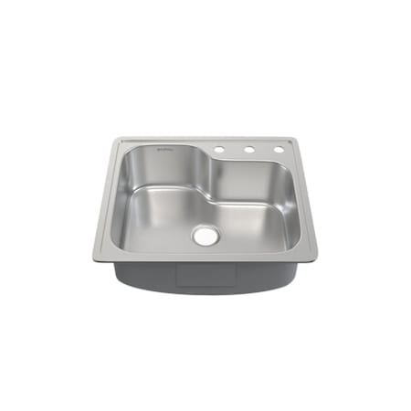 Swiss Madison Ouvert 25" Drop In Single Basin Stainless Steel Kitchen Sink Stainless Steel
