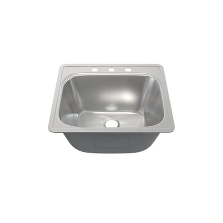 Swiss Madison Ouvert 25" Drop In Single Basin Stainless Steel Kitchen Sink Stainless Steel