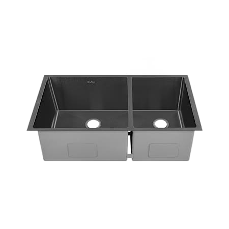 Swiss Madison Rivage 33" Undermount Double Basin Stainless Steel Kitchen Sink Black