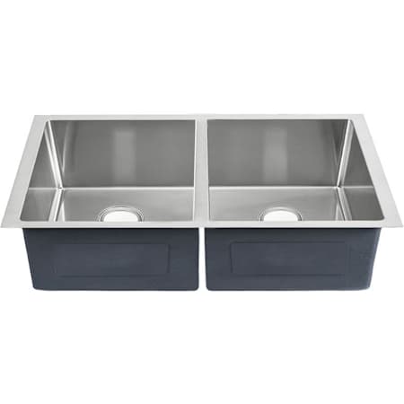 Swiss Madison Rivage 31" Undermount Double Basin Stainless Steel Kitchen Sink Stainless Steel