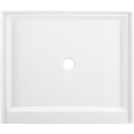 Swiss Madison Voltaire 42" x 36" Rectangular Shower Base with Single Threshold and Center Drain Glossy White