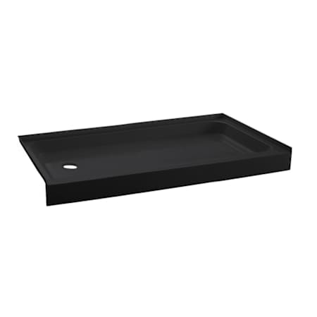 Swiss Madison Voltaire 60" x 32" Rectangular Shower Base with Single Threshold and Left Drain Glossy Black