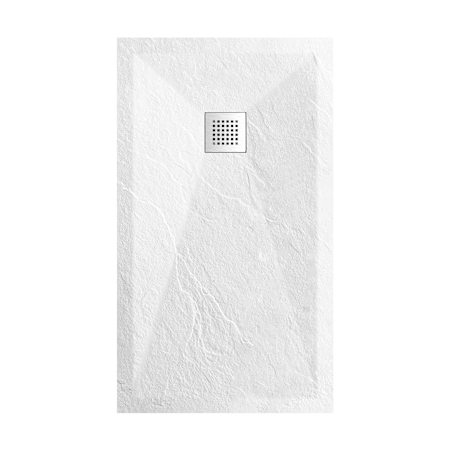 Swiss Madison Terre 60-13/16" x 37" Rectangular Shower Base with Reversible Drain White