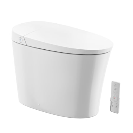 Swiss Madison Viro 1.1 / 1.6 GPF Dual Flush One Piece Elongated Toilet with Left Hand Lever - Seat Included Glossy White