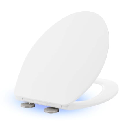 Swiss Madison Lumiere Elongated Toilet Seat with Soft Close and Quick Release White