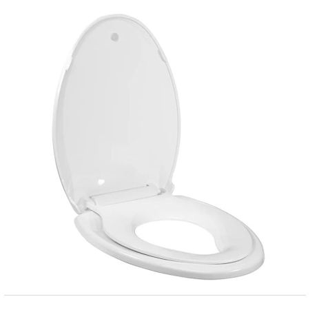 Swiss Madison Trio Elongated Closed-Front Toilet SeatQuick Release Glossy White