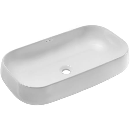 Swiss Madison Chateau 28" Rectangular Ceramic Vessel Bathroom Sink Glossy White