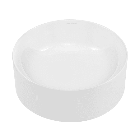 Swiss Madison Beau 16-9/16" Circular Ceramic Vessel Bathroom Sink Glossy White