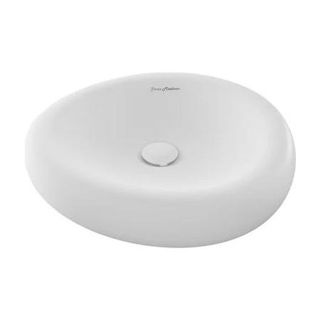 Swiss Madison Nanterre 16-1/2" Oval Ceramic Vessel Bathroom Sink White