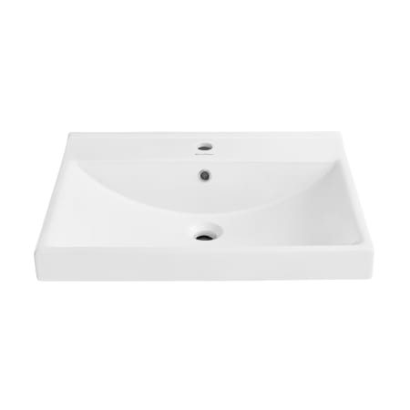 Swiss Madison Carre 19" Ceramic Vanity Top White
