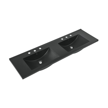 Swiss Madison 19" Ceramic Vanity Top Matte Black