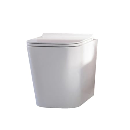 Swiss Madison Concorde 1.6 GPF Dual Flush One Piece Elongated Toilet with Actuator Plate Flush - Seat Included White