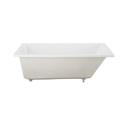 Swiss Madison Voltaire 66" Drop In Acrylic Soaking Tub with Reversible Drain and Overflow Glossy White