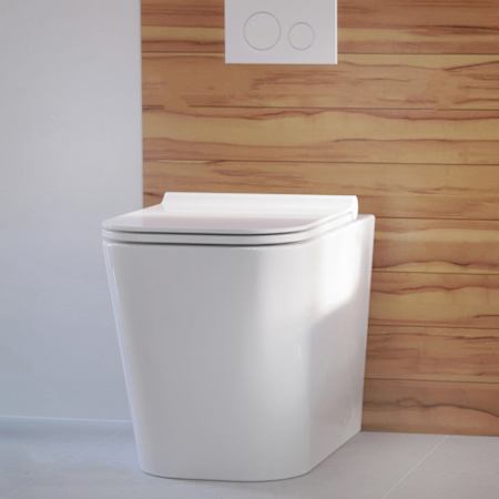 Swiss Madison Concorde 1.6 GPF Dual Flush One Piece Elongated Toilet with Actuator Plate Flush - Seat Included White