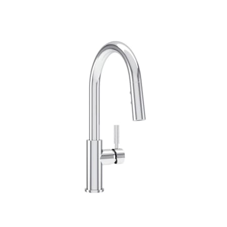 Symmons Dia 1.5 GPM Single Hole Pull Down Kitchen Faucet - Includes Optional Escutcheon Chrome