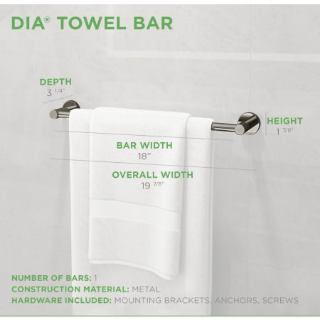 Dia Towel Bar Dimensions