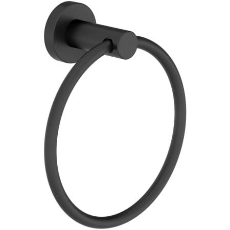 Symmons Dia 6" Wall Mounted Towel Ring Matte Black