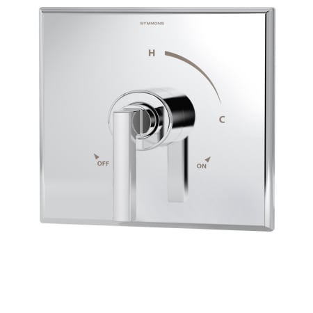 Symmons Duro Temptrol Shower Valve Trim Only Rebuild Kit with Single Lever Handle and Flow Control and Hot/Cold Seat - Less Rough In Valve Chrome