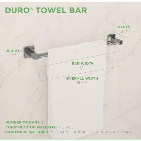 Duro Towel Bar Dimensions