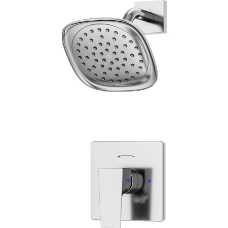 Symmons Verity Shower Only Trim Package with 2 GPM Single Function Shower Head Polished Chrome