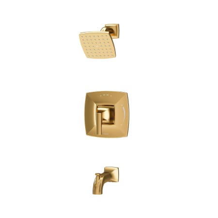 Symmons Oak Tub and Shower Trim Package with 1.5 GPM Single Function Shower Head Brushed Bronze