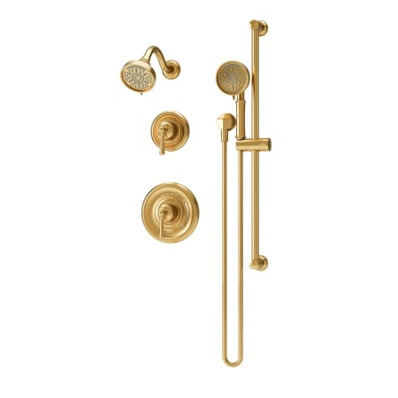 Symmons Braston Shower Only Trim Package with 1.5 GPM Multi Function Shower Head and Hand Shower Brushed Bronze