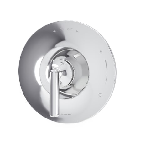 Symmons Birch Traditional Valve Trim Only with Single Lever Handle - Less Rough In Polished Chrome