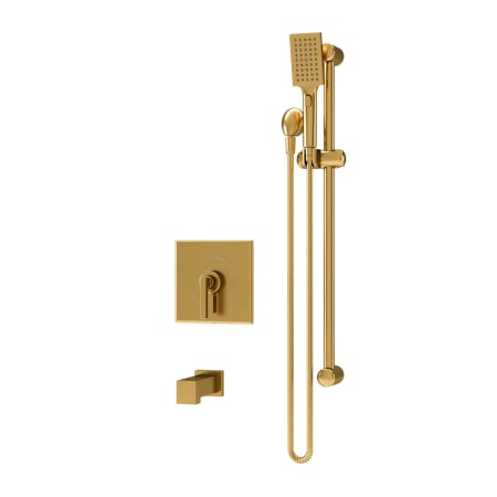 Symmons Duro HydroMersion Tub and Hand Shower Trim Package with 1.5 GPM Single Function Shower Head Brushed Bronze