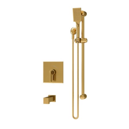 Symmons Duro Tub and Hand Shower Trim with VersaFlex Integral Diverter Brushed Bronze