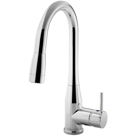 Symmons Sereno 1.5 GPM Single Hole Pull Down Kitchen Faucet Polished Chrome