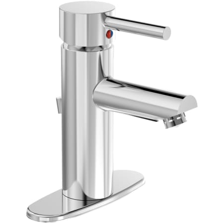 Symmons Dia 0.5 GPM Single Hole Bathroom Faucet with Pop-Up Drain Assembly Polished Chrome
