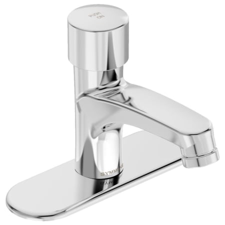 Symmons SCOT 0.5 GPM Single Hole Bathroom Faucet - Includes Escutcheon Plate Polished Chrome