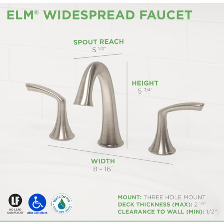 Elm Widespread Brushed