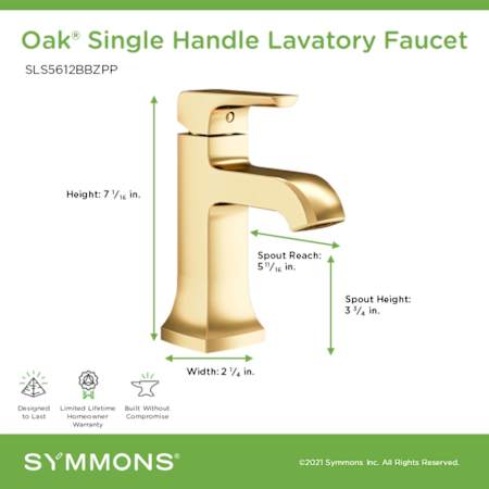 thumbnail image 2 of Dia Single-Hole Single-Handle Bathroom Faucet With Push Large Polished Chrome 2 of 11