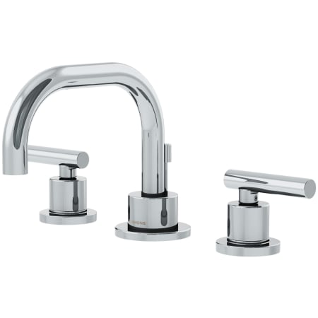 Symmons Dia 1.0 GPM Dual Handle Widespread Bathroom Faucet with Push Button Drain Assembly Polished Chrome