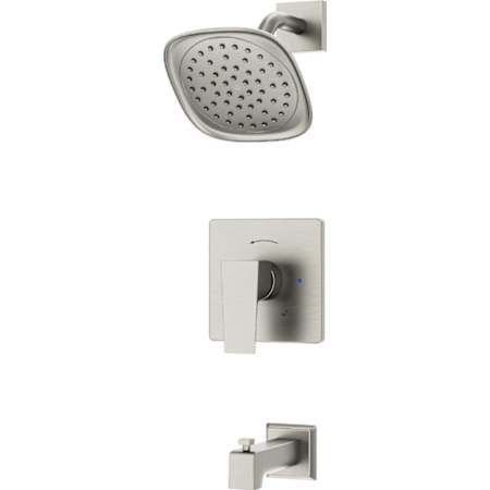 Symmons Verity 1.5 GPM Tub and Shower Trim Satin Nickel