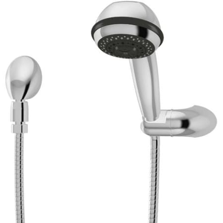Symmons Euro Flo 2.5 GPM Multi Function Hand Shower with Wall Supply, Hose, and Holder Chrome