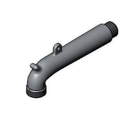 T and S Brass B-0665 Spout, Rough Chrome Plated Replacement Part Polished Chrome