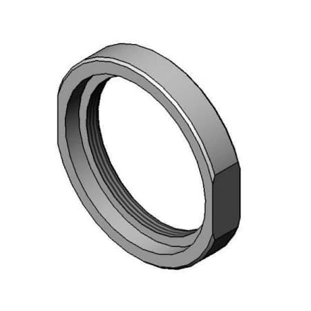 T and S Brass Escutcheon Lock Nut, Chrome-Plated Brass (Old Style) Polished Chrome