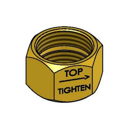 T and S Brass Spreader Coupling Nut (Brass) N/A
