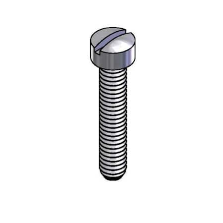 T and S Brass 8-32 x 1" Steel Screw Polished Chrome