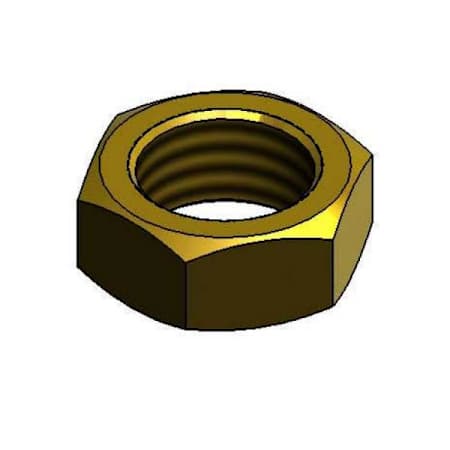 T and S Brass Hex Yoke Locknut B- 850 Polished Chrome