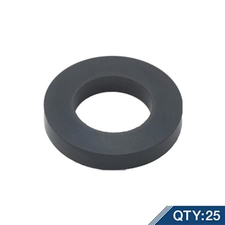 T and S Brass Hose Barrel Washers (QTY 25) Polished Chrome