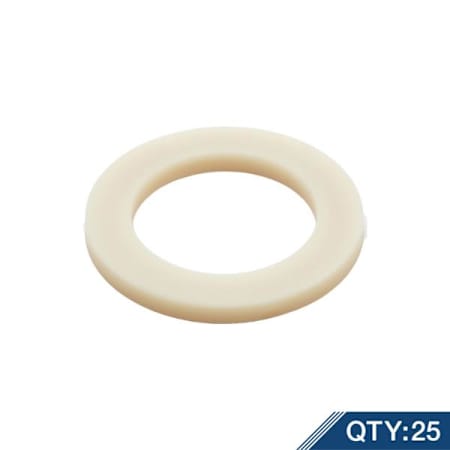 T and S Brass Coupling Nut Washers (25 Washers) Polished Chrome