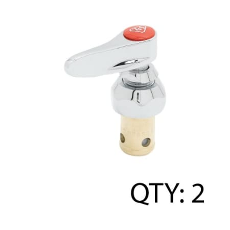 T and S Brass Eterna Cartridge with Spring Check, RTC with Handle, Screw & Red Index (Qty 2) N/A