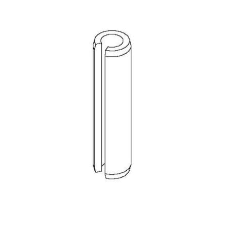 T and S Brass Roll Pin For B-0665 Support Flange (3/16" Diameter x 13/16" Long) Replacement Part Polished Chrome