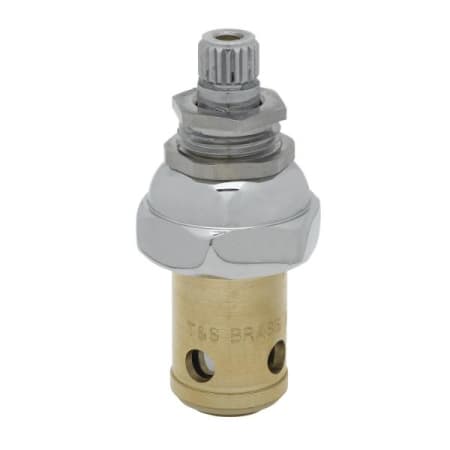T and S Brass Spindle Assembly, Eterna, CWS Escutcheon Bonnet, RTC (Hot), Teflon Seat Washer Chrome