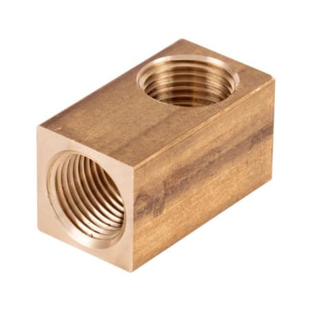 T and S Brass Short Elbow, 1/2" NPT Female x Female N/A