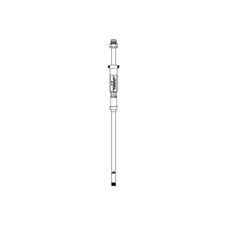 T and S Brass Knuckle Riser Assembly, 24" Version Polished Chrome